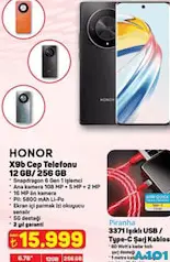 HONOR X9B CEP TELEFONU 12 GB / 256 GB HONOR X9B CEP TELEFONU 12 GB / 256 GB